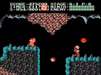 une photo d'Ã©cran de Shadow Warriors 2 sur Nintendo Nes